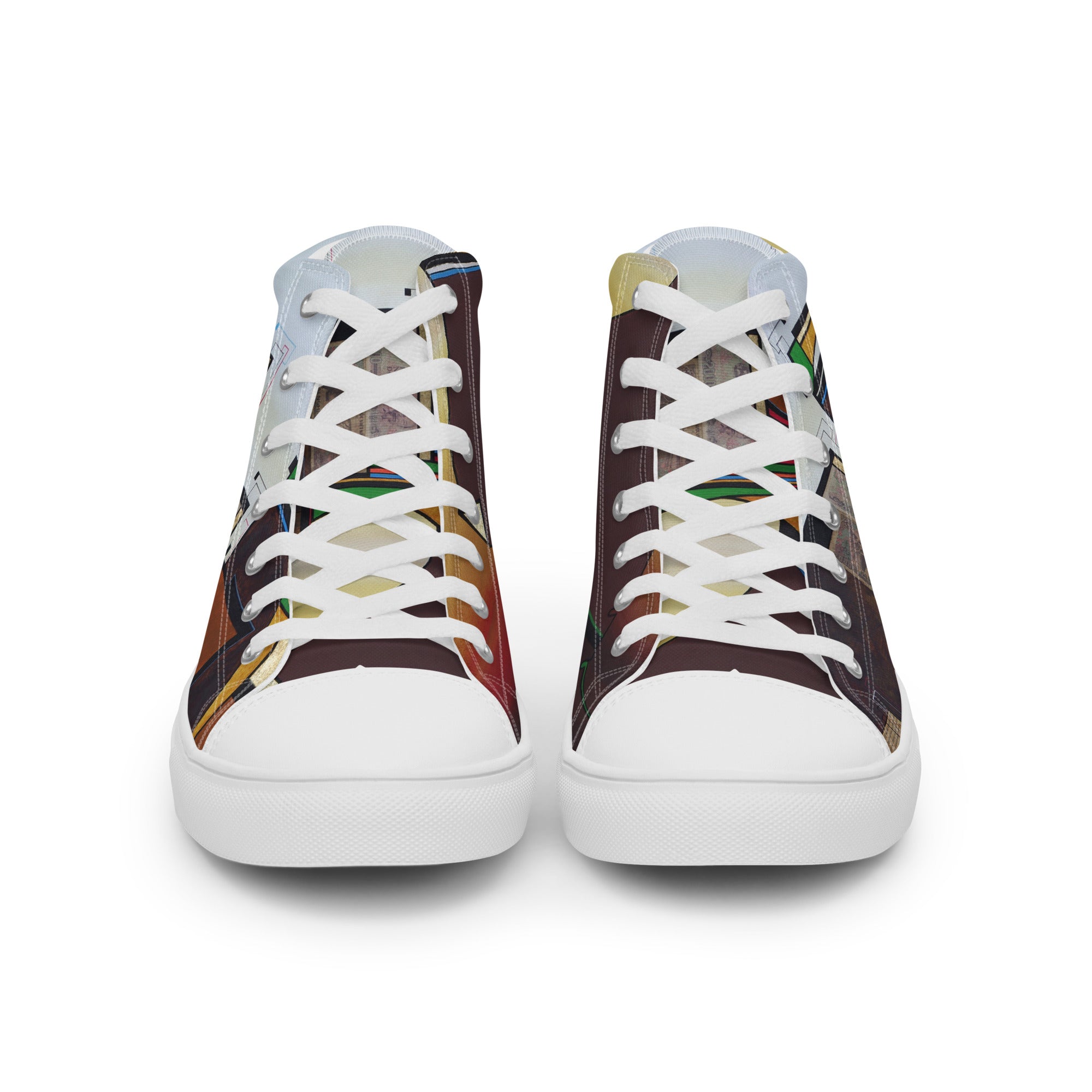 LemonShark Men's high top canvas shoes